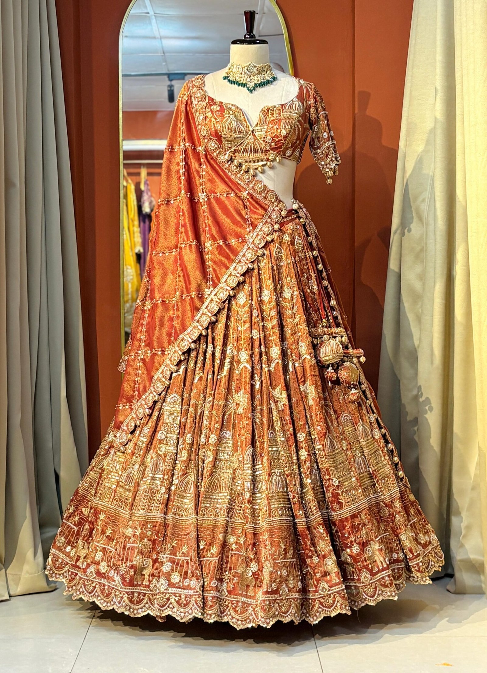 Gajrani Lehenga Set