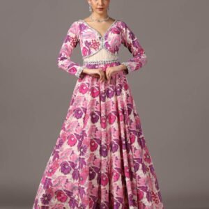 Blush Baagh Anarkali Suit Set